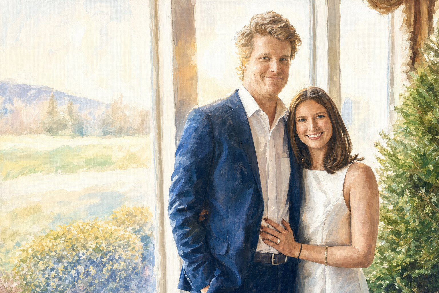 Anna & Bailey engagement photo